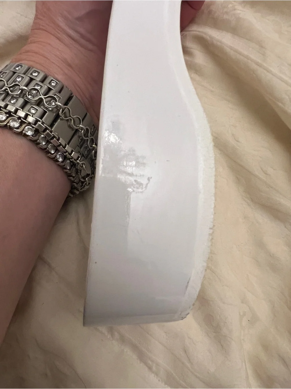 DR. SCHOLL’s white sandals 9